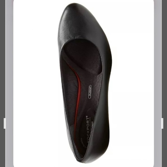 ROCKPORT Women's Total Motion Leah Pumps in Black Leather Size 6.5 - Picture 4 of 5